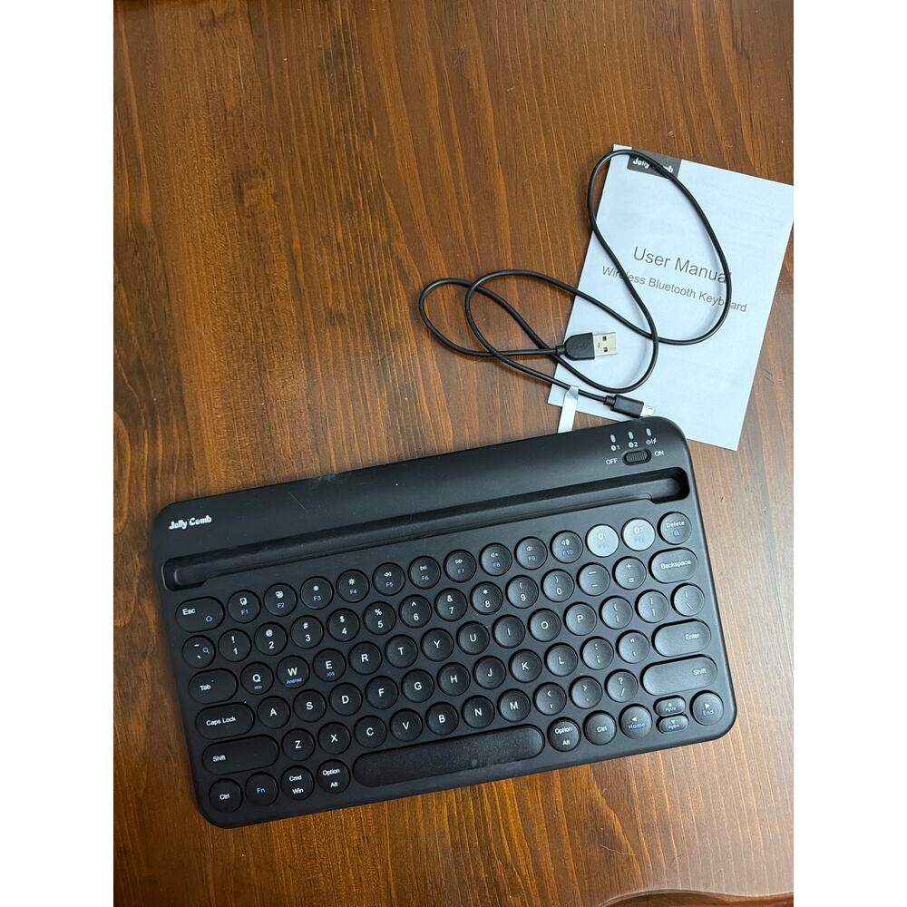 Jelly Comb Bluetooth Keyboard for phone and tablet pad